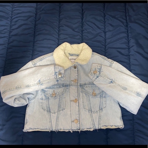 Cropped Sherpa Jacket - Picture 1 of 3